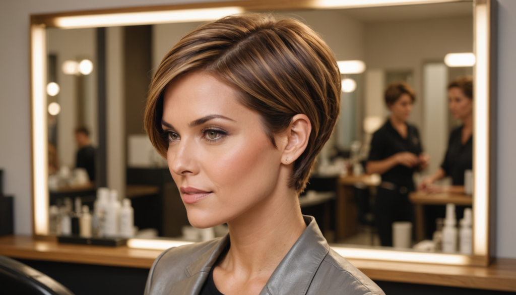 Comment adopter une coupe courte avec un balayage caramel pour sublimer votre look
