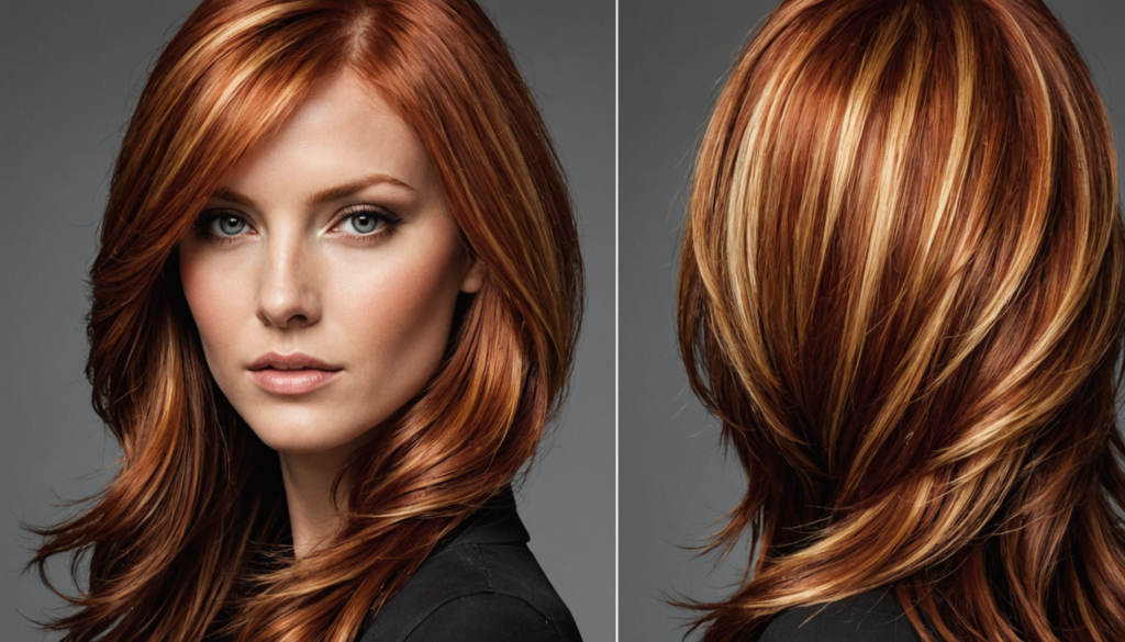 Comment sublimer les cheveux roux avec des mèches blondes