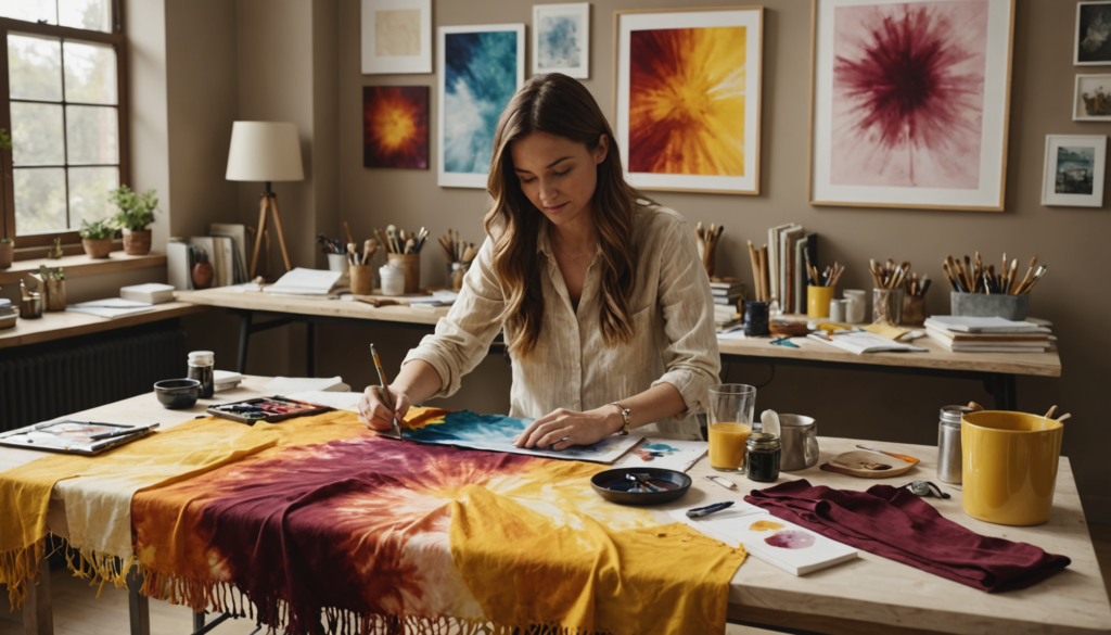 Les secrets du tie and dye brune : techniques et inspirations