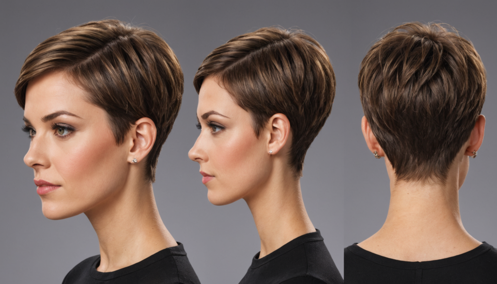Tout savoir sur la nuque coupe courte dégradée effilée