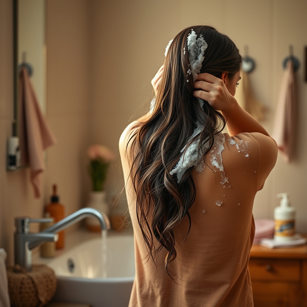 Lavage des cheveux — 3
