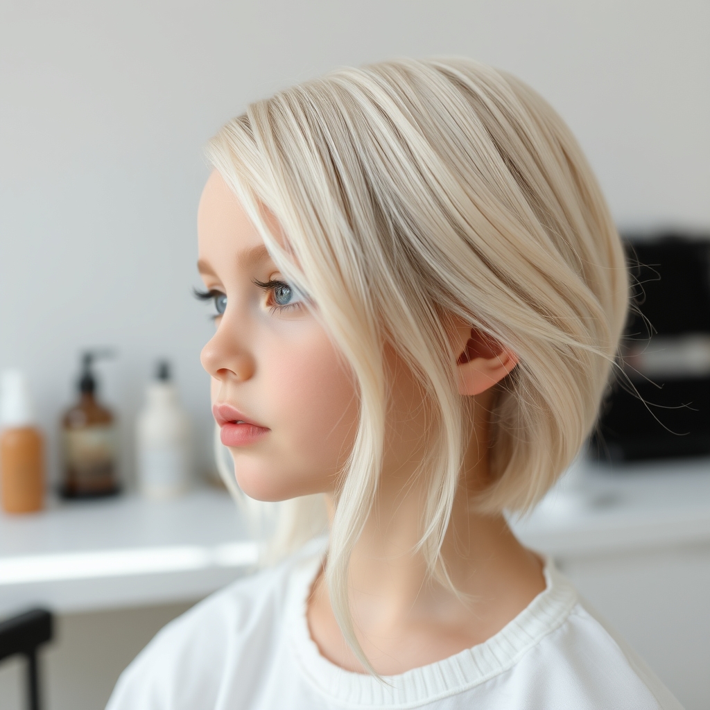 Cheveux blancs chez les enfants