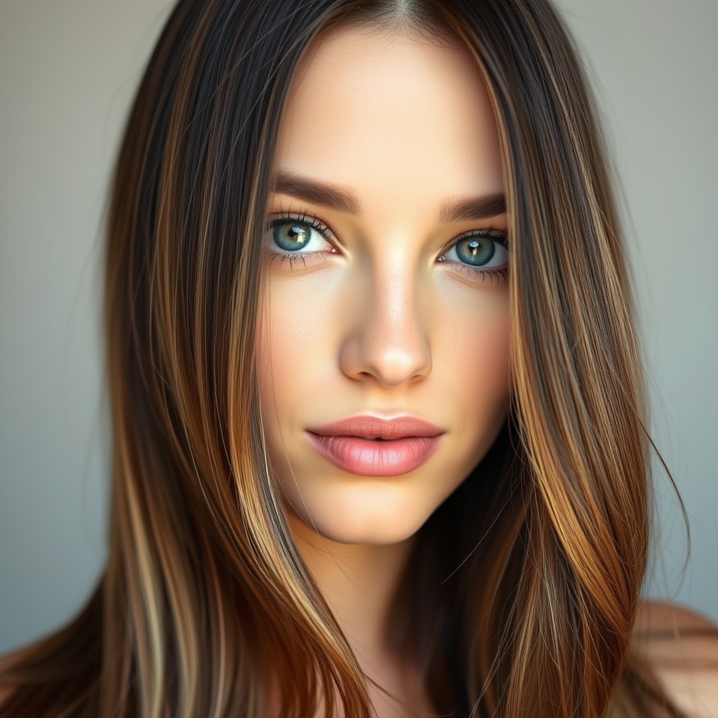 Balayage brun miel — 2